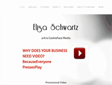 Tablet Screenshot of elisaschwartz.com
